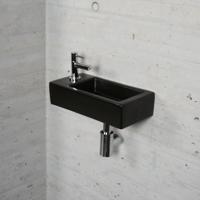 Wiesbaden Fonteinset Mat Zwart Color Chroom - Fonteinset Met Amador Kraan - thumbnail
