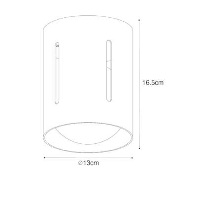 QAZQA Design plafondlamp zwart - Yana
