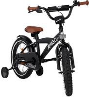 AMIGO Explorer 18 Inch Jongens Terugtraprem Zwart/Wit - thumbnail