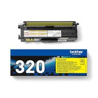 Brother Toner TN-320Y Origineel Geel 1500 bladzijden TN320Y - thumbnail
