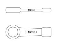 KS Tools 5170930 517.0930 Slagringsleutel Sleutelbreedte (metrisch) 30 mm - thumbnail