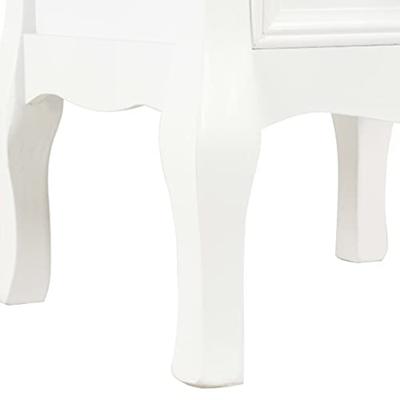 vidaXL Nachtkastje 2 st 35x30x49 cm MDF wit vidaXL Nachtkastje 2 st 35x30x49 cm MDF wit