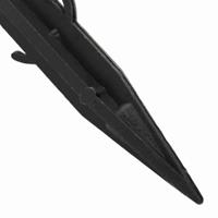 VidaXL Grondpennen 100 pcs zwart ø3 x 11 cm kunststof - thumbnail