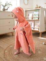 Badponcho baby personaliseerbaar Animal abrikoos - thumbnail