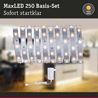 Paulmann MaxLED Stripe Basic 79852 LED-strip basisset Met connector (male) 24 V 3 m Warmwit 1 stuk(s) Paulmann MaxLED Stripe Basic 79852 LED-strip basisset Met connector (male) 24 V 3 m Warmwit 1 stuk(s)