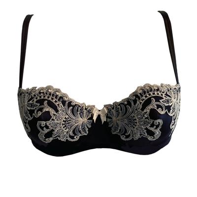AMBRA Lingerie Bh&apos;s Titanium Balconette BH blauw 0432