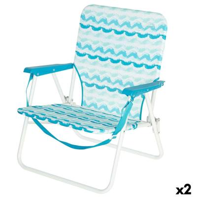 Strandstoel Aktive 45 x 70 x 40 cm (2 Stuks)