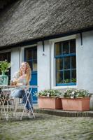 Elho green basics garden xxl plantenbak 60 cm mild terra - thumbnail