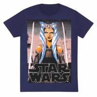 T-Shirt met Korte Mouwen Star Wars White Blades Blauw Unisex - Maat: L - thumbnail