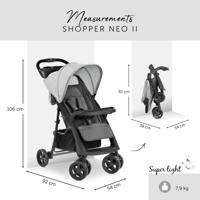 HAUCK Shopper Neo II kinderwagen - grijs - thumbnail