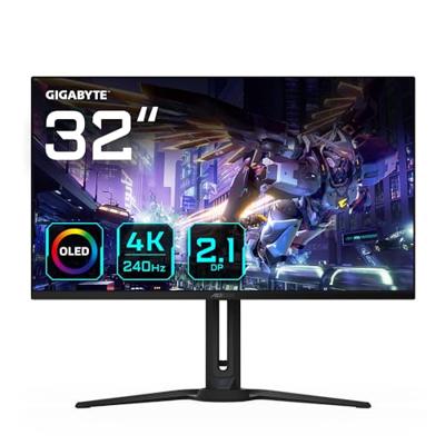 Gigabyte AORUS FO32U2P Gaming monitor Energielabel G (A - G) 81.3 cm (32 inch) 3840 x 2160 Pixel 16:9 1 ms HDMI, DisplayPort, Hoofdtelefoonaansluiting, USB-A - thumbnail