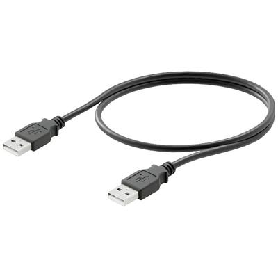 Weidmüller 1993550005 USB-kabel USB-A stekker 0.50 m Zwart PVC-mantel