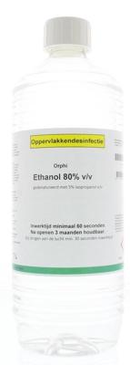 Orphi Alcohol 80% ethanol met 5% IPA 1 Liter