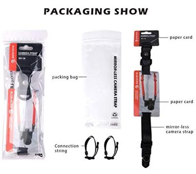 GGS Foto MS-1R Mirrorless Strap rood