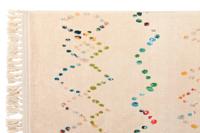 Tapijt DKD Home Decor 60 x 240 x 0,7 cm Polyester Multicolour Ruiten - thumbnail