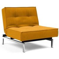 Innovation Splitback Slaapstoel Curry | Chroom - thumbnail