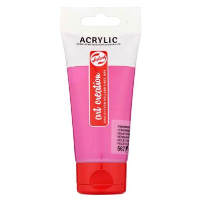 Talens art creation acrylverf tube 75ml permanentroodviolet