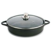 Pan met Deksel Valira 4137/25 Zwart 5,5 L