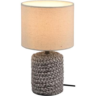 LED Tafellamp Mat Bruin Keramiek - Stijlvolle Tafelverlichting E14