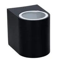 Wandlampe moderne buitenlamp de AA zwart - thumbnail