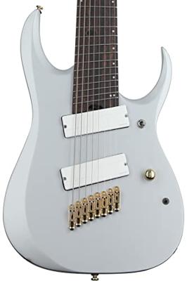 Ibanez RGDMS8 Axe Design Lab Classic Silver Matte 8-snarige elektrische gitaar