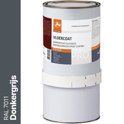 OAF PRO 2K Epoxy Vloercoating CD20 Donkergrijs (RAL 7011) 1 kg