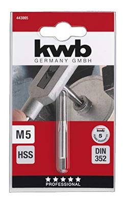 kwb 443005 Tapboren 1 stuks M5 0.8 DIN 352 HSS 1 stuk(s)