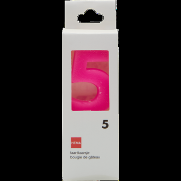 HEMA Taartkaarsjes Cijfer 5 bij Jumbo