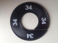 Maatring zwart/wit 34 - thumbnail