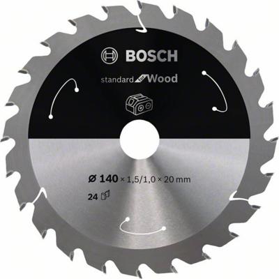Bosch Accessories 2608837671 2608837671 Hardmetaal-cirkelzaagblad 140 x 20 mm Aantal tanden: 24 1 stuk(s) Bosch Accessories 2608837671 2608837671 Hardmetaal-cirkelzaagblad 140 x 20 mm Aantal tanden: 24 1 stuk(s)