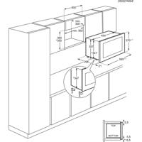 AEG 6000 Magnetron inbouw 17 l Zwart NMB6G171SB - thumbnail