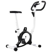 VidaXL Hometrainer met bandweerstand zwart - thumbnail