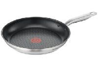 Tefal Kookgerei Tefal virtuoso koekenpan 30 cm rvs - thumbnail
