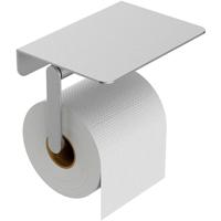 Wiesbaden Alonzo Toiletrolhouder met Planchet - RVS Geborsteld - thumbnail