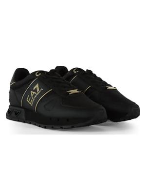 EA7 Emporio Armani 7X000613 Sneaker Heren Zwart/Goud - Maat 42 2/3 - Kleur: GoudZwart | Soccerfanshop EA7 Emporio Armani 7X000613 Sneaker Heren Zwart/Goud - Maat 42 2/3 - Kleur: GoudZwart | Soccerfanshop