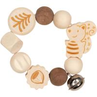 Heimess bijtring eekhoorn junior 8 cm hout beige/ - thumbnail