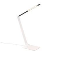 LED Bureaulamp - Trion Straus - 6.5W - Aanpasbare Kleur - Dimbaar - Rechthoek - Mat Wit - Metaal - thumbnail