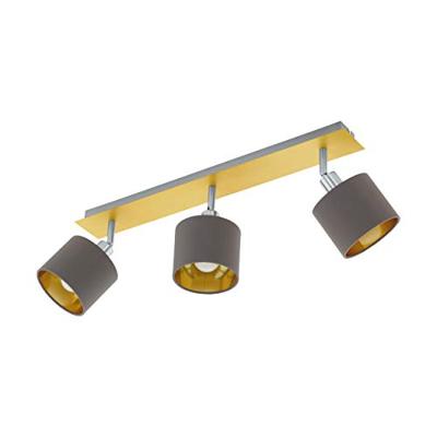Eglo PlafondspotValbiano 3-lichts cappuccino met goud - 97538