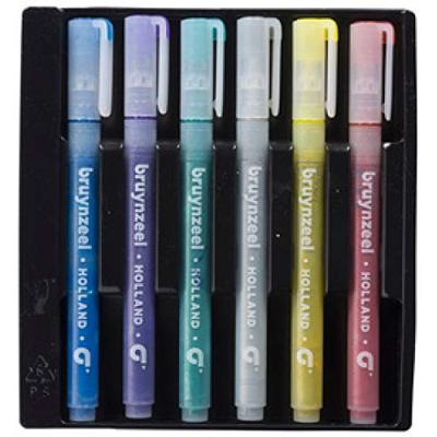Bruynzeel-sakura young glitterstiften 6 stuks