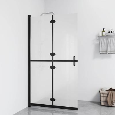 VidaXL Inloopdouchewand inklapbaar 70x190 cm esg-glas mat