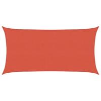 Zonnezeil 160 g/m 2,5x5 m HDPE terracottakleurig - thumbnail