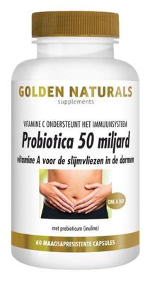 Golden Naturals Probiotica 50 Miljard Capsules Golden Naturals Probiotica 50 Miljard Capsules