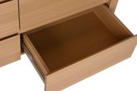 Ladekast Home ESPRIT Natuurlijk Lichtgrijs Modern 120 x 40 x 80 cm - thumbnail