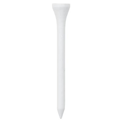 VidaXL 1000 st golftees 70 mm bamboe wit