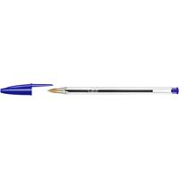 100x Bic Cristal balpen blauw medium - thumbnail