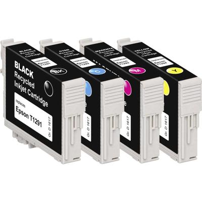 Basetech Inktcartridge vervangt Epson T1295, T1291, T1292, T1293, T1294 Compatibel Combipack Zwart, Cyaan, Magenta, Geel BTE125 1617,4050-126 Basetech Inktcartridge vervangt Epson T1295, T1291, T1292, T1293, T1294 Compatibel Combipack Zwart, Cyaan, Magenta, Geel BTE125 1617,4050-126
