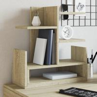 Bureau organiser 49x20x52,5 cm bewerkt hout sonoma eikenkleurig - thumbnail