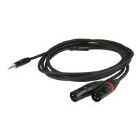 DAP FLX466 verloopkabel stereo mini jack - 2x XLR 6 meter - thumbnail