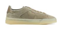 Santoni Heren Sneakers in Suede (Beige) - thumbnail