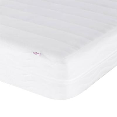 Bed met matras "Hvar" kunstleer zwart en wit 120x200 cm
